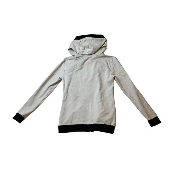 i'cona Women's Hooded Full Zip Jacket Size Small Taupe - Picture 2 of 11